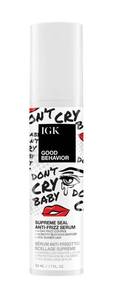 lot 8347 image: IGK Good Behavior Anti-Frizz Smoothing Serum �� Boosts Shine, Seals Out Humidity, UV & Heat Protection, For Dry Frizz-Prone Hair, 1.3 oz