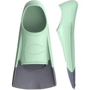 lot 11447 image: Gintenco Swim Fins, Kids Swim Training Fins for Lap Swimming, Travel Size Flippers with Mesh Bag, Silicone Swimming Fins for Kids Teens Adults Women Men