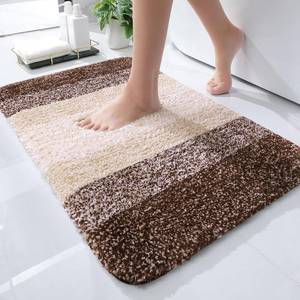 lot 12251 image: OLANLY Small Bathroom Rugs 24x16, Extra Soft Absorbent Microfiber Bath Rugs