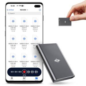 lot 12295 image: Coptdyy Magnetic Voice Recorder 128GB - Recording Device with DSP4.0 AI Noise Cancellation, 9200 Hours Storage HD Audio Recorder, Compact Voice Activated Recorder for LecturesMeetingsInterviews