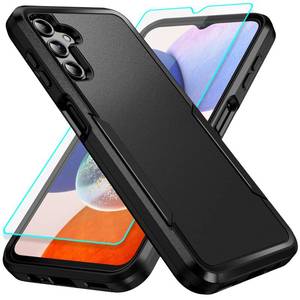 lot 12323 image: IXJYLCPC for Galaxy A14 5G Case with Screen Protection Heavy Duty Protective Shockproof and Scratch Proof Cell Phone case for Samsumg Galaxy A14 5G-Black