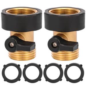 lot 12341 image: Sanpaint Water Hose Shut Off Valve, 2 Pack