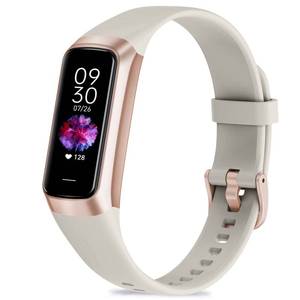 lot 12350 image: Zeacool Fitness Tracker with 247 Heart Rate, Blood Oxygen Blood Pressure Sleep Monitor, Activity Trackers 5 ATM Waterproof,Step Calorie Counter Pedometer Health Smart Watch for Women Men Beige