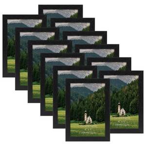 lot 12362 image: HORLIMER 4x6 Picture Frame Set of 12, Black Picture Frames for 4 by 6 Photo