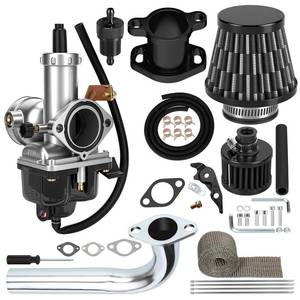 lot 19647 image: CILOYU PZ30 Carburetor Exhaust Stage 1 Kit Replacement for Predator 420cc