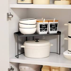 lot 19648 image: SHBaizoy Stackable Metal Kitchen Corner Cabinet Organizer,Kitchen Corner Shelf with Non-Slip Mat,Bathroom Corner Organizer,Storage Shelf rv Must Haves for CabinetBathroomCountertopsUtensils
