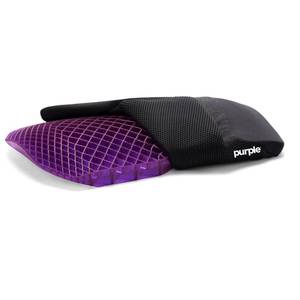lot 19655 image: Purple Back Cushion, Lumbar Support Pillow for Office Chair, Car Seat