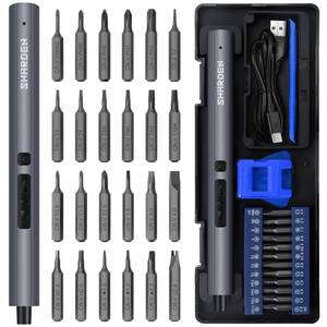 lot 20117 image: SHARDEN 29 IN 1 Mini Electric Screwdriver,Small Electric Screw Driver(Blue)
