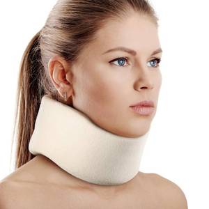 lot 20135 image: Soft Foam Neck Brace Universal Cervical Collar, Adjustable Neck Support Brace for Sleeping - Relieves Neck Pain and Spine Pressure, Neck Collar After Whiplash or Injury (3 Depth Collar, XL)