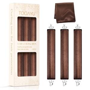 lot 20147 image: Togayu Heatless Curls Overnight Hair Care Set - Jumbo Velvet Hair Curlers