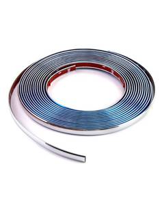 lot 20178 image: QWORK Automotive Chrome Trim Molding, 12 inch Wide 26FT DIY Moulding Trim Strip Line Decoration for CarTruck Door Window Side Scratchproof