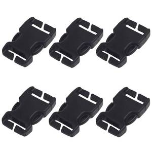 lot 20211 image: HLGHLG 6PCS Quick Release Buckle, No-Sew Repair Buckle for 20mm (0.79 inch) Webbing, Heavy-Duty Plastic Side Release Buckles for Backpack, Dog Collar, Luggage, Sports Gear Strap Replacement