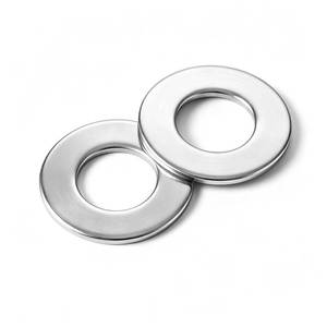 lot 20227 image: 516 (50 Pack) Stainless Steel Flat Washers, 34 OD, Metal Washers for Screws and Bolts