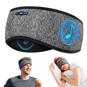 lot 20238 image: Veeniitosr Sleep Headphones Bluetooth 6.0 Headband for Side Sleepers (Gray)