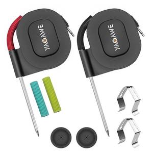 lot 2010 image: 2-Pack Meat Probe for Weber iGrill Pro Genesis Spirit SmokeFire, 2.5mm Plug