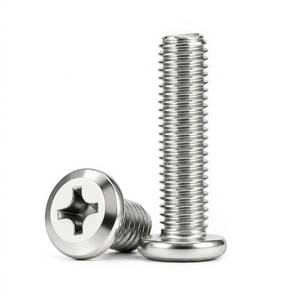 lot 2015 image: M4 x 30mm(30 Pack) Flat Round Head Machine Screw, Phillips Drive, 304 Stainless Steel 18-8, Fully Machine Thread, Bright Finish, for 3D Printer and Furniture & Service Repairs