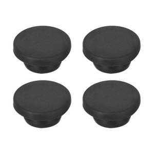 lot 2054 image: MECCANIXITY 4pcs T-Shaped Silicone Plugs 26mm 1 Inch Dia Snap in Plug Hole Seal Cover Round Rubber Stopper for Kitchen Rubber Bulkheads Waterproof Sealing Plugs Black