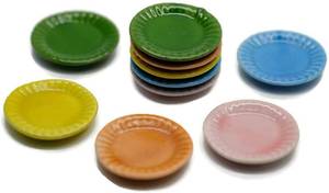 lot 2055 image: Set of 10 Handmade Mixed Color Ceramic Cookware Display Pieces �� Home D�cor Accent