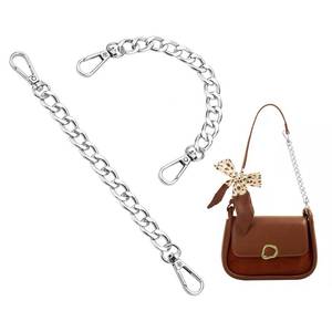 lot 4401 image: PH PandaHall Silver Purse Extender Chain, 8 Inch, 2pcs Bag Chain Strap