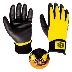 lot 4420 image: Hey Grill Hey Pitmaster Gloves  BBQ Gloves  Heat Protection up to 500°F or 260°C  High Temp Resistance  Fireproof Glove for Grilling Smoking Barbecue  Washable Mitts  Waterproof  Size - XL