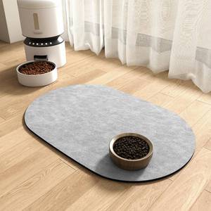 lot 6218 image: Absorbent Dog Food Mat-Cat Dog Mat for Food and Water Bowl, Quick Dry Pet Food Mat, No Stains Dog Feeding mat, Dog Accessories Pet Supplies Mat-Dog Water Bowl Mat for Messy Drinkers
