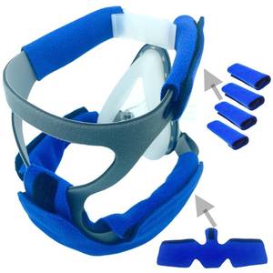 lot 6235 image: CPAP Strap Covers 4 Packs  Neck Comfort Pad 1 Pack