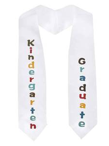 lot 6255 image: GraduatePro Kindergarten Printed Graduation Stole for Kids