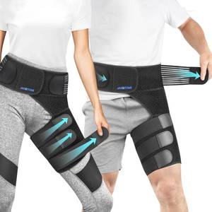 lot 7696 image: Janustar Sciatica Pain Relief Devices, Hip Brace for Women Men, Thigh, Groin, Hamstring Compression Sleeve