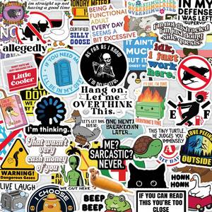 lot 8150 image: 200 Pcs Funny Stickers for Adults (Dirty) by Puraesla - Meme Water Bottles Sticker Pack Waterproof Cool Accesory for Laptop, Hard Hats, Sarcastic, Scrapbooking Decals