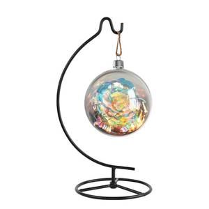 lot 8466 image: Fosinz 11 Inch Black Ornament Display Stand, Metal Ornament Hanger Stand, Sturdy Hook for Hanging Glass Ball(6inch), Christmas Ornament, Air Plant Terrarium, Witch Ball, Home Wedding Decoration (Metal Black)