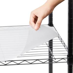 lot 8475 image: Sliner 16 Pack 18 x 48 Inch Plastic Shelf Liners for Wire Shelving