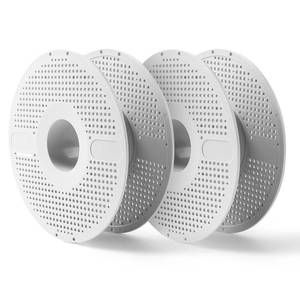 lot 8476 image: AMS Detachable Filament Spool Compatible with Bambulab A1A1 Mini,Reusable Filament Reel Holder Fits PLA, PETG, ABS Filament Spool,Support High-Temp Environment �� 90°C (Gray, 2 Pack)