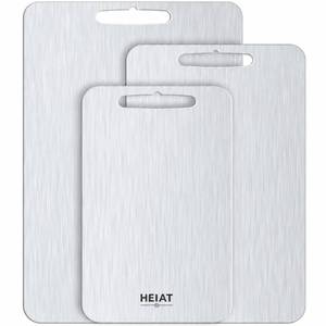 lot 12167 image: Titanium Cutting Board 3 pake, 100% Pure Titanium Cutting Boards for Kitchen (MLXL)