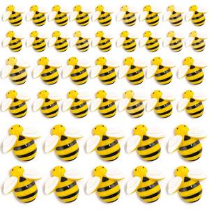 lot 12174 image: Tidponra 120PCS Bumble Bee D�cor, Resin Honey Bees for Crafts, Small Plastic Bees Ornaments for Decorations