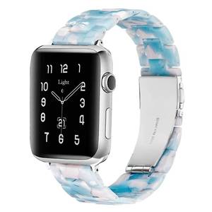 lot 12217 image: Light Apple Watch Band-Fashion Resin Apple Watch Series 10 9 Series 8 band,iWacth Bands,Apple Watch Bands for Women,Compatible with Apple Watch Series 10 9 8 7 SE 6 5 4 3 2 1 Ultra 2 1-Sky Blue,38mm40mm41mm42mm(Series 10)