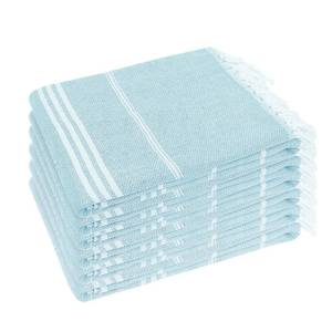 lot 19607 image: YSYJ Turkish Beach Towel 6 Pack Beach Towels 36x71 Beach Towel Oversized Sand Free Turkish Towel Quick Dry Bath Towels Blue