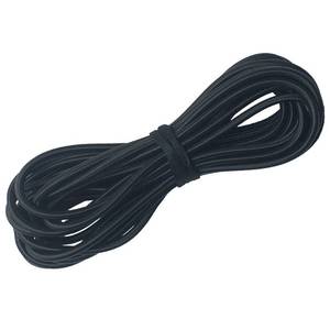 lot 20048 image: 14 x 25 Elastic Bungee Cord Kayak Stretch String Rope Black Shock Cords