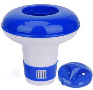 lot 20050 image: Floating Mini Spa Chemical Dispenser, ChlorineBromine Tablet Floater for 1 Inch Tablets, Idea for Spa, Hot Tub &,Fountain, Inflatable & Above-Ground Pools