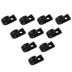 lot 20059 image: JCBIZ 10pcs 25x11X16mm Rigging Bungee Cords Nylon J-Hook for Kayaks Canoes Boats Fix with Rivets or Flat Head Screws