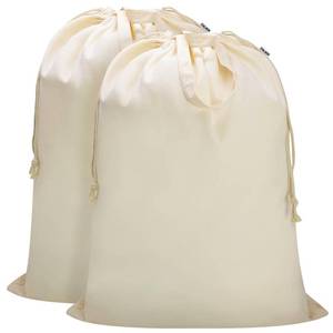 lot 20062 image: Canvas Laundry Bag, Extra Large Heavy Duty 33W x 35H,Beige, 2 Pack