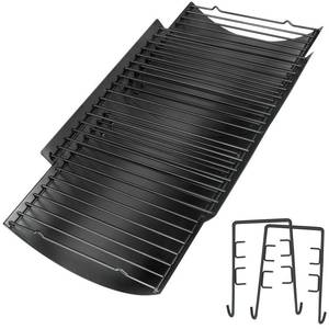 lot 1256 image: Adjustable Ash Pan for Chargriller Charbroil Grill Charcoal Tray Metal Ash Drip Trays Catcher 23.62 to 35.43 1224 1324 2121 Fire Grate for Oklahoma Joe Royal Gourmet Replacement Parts