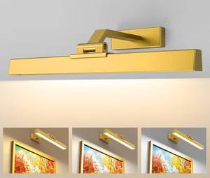 lot 1266 image: Afyuol Picture Lights Wall Light 16in CCT Gallery Light  Battery Operated, Timer, Remote Control, Adjustable Brightness, Long Lasting, for Wall, for Paintings, for Living Room, Art, Dartboard, Decor