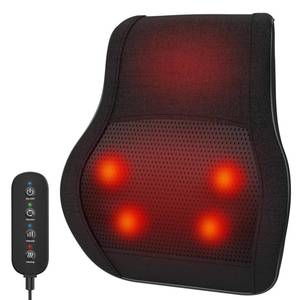 lot 1267 image: 3D Deep Tissue Neck Back Massager Pillow with Heat for Shoulder Pain Relief