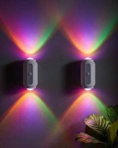 lot 2191 image: Motion Sensor Wall Light, Rechargeable Peel and Stick on Sconce Set of 2