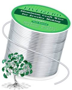 lot 2224 image: FIVEIZERO 14 Gauge Wire Aluminum Craft Wire,164ft Sliver Jewelry Wire