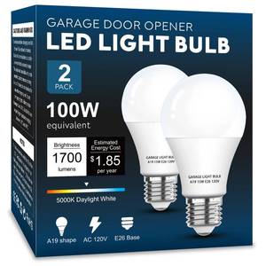 lot 2227 image: Garage Door Opener LED Light Bulb��15W Equivalent to 100W Garage Light Bulb