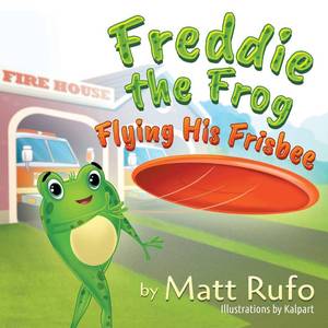 lot 2230 image: Freddie the Frog Flying His Frisbee