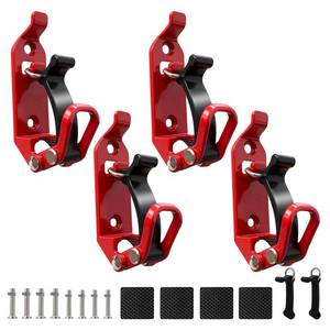 lot 2238 image: JANMO-ECOR 4Pcs Shovel Mount for Truck Shovel Holder Metal Rubber Clamp