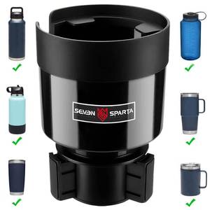 lot 2266 image: SEVEN SPARTA Car Cup Holder Expander for 32-40oz Large Bottles & Tumblers
