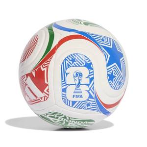 lot 2305 image: Adidas Unisex-Adult World Cup Soccer Ball, WhiteVivid RedGlory BlueGreen, 3